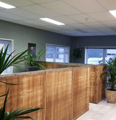 Kantoorinterieur op maat voor Vosbergen Transport